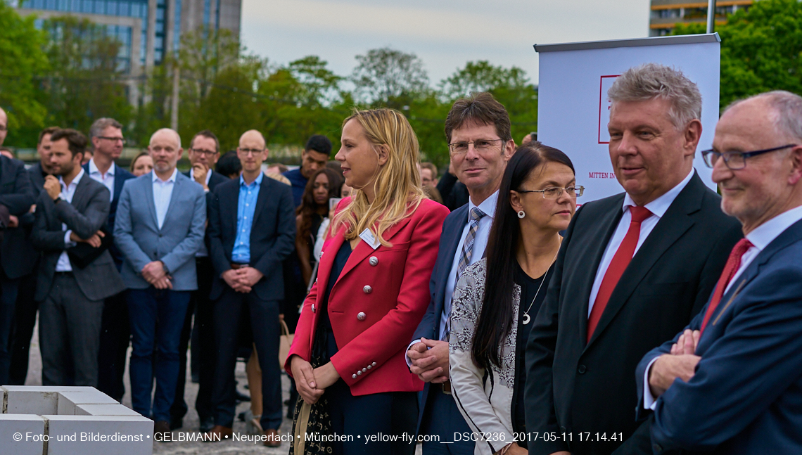 11. Mai 2017 - Grundsteinlegung für die LOGE und dem Kulturquadrat in Neuperlach